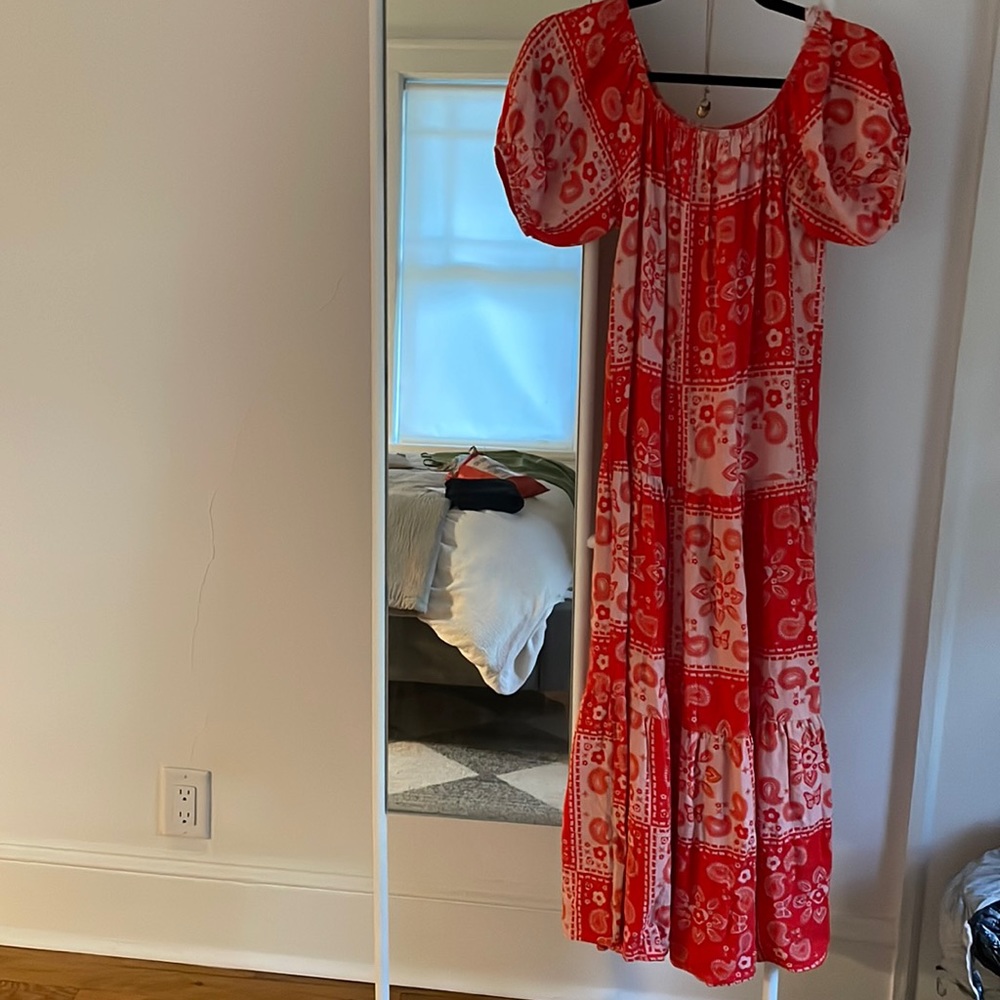 Lisa Says Gah bandanna print midi dress